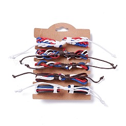 Lederarmband-Set für Männer und Frauen&nbsp;LS-BJEW-C005-02B