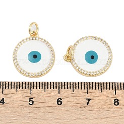 Pendentifs avec zircon cubiques à micro-pavés en laiton&nbsp;KK-G522-27G