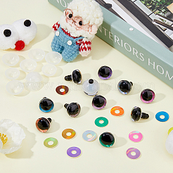 40 Set mit 10 Farben Plastikaugen für Puppen&nbsp;KY-FH0001-42B