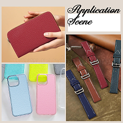 10 foglio di tessuto in PVC con motivo lichee a 10 colori&nbsp;FIND-CL0002-19