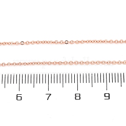 Fabrication de colliers avec chaîne en laiton de 1.5 mm&nbsp;NJEW-D302-75RG