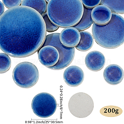 200 g runde Porzellan-Cabochons&nbsp;PORC-SP0001-16