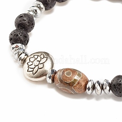 Set di braccialetti con perline mala stile 3 pz 3&nbsp;BJEW-JB08314