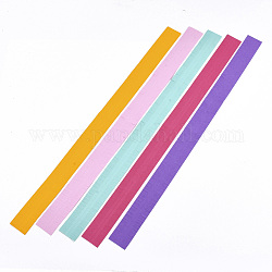Diy Blumenpapier Quilling Streifen, diy Origami Papier Handwerk, Mischfarbe, 495x34 mm, 5colors / bag