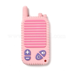 Interphone Form Silikon Beißring Jungen Mädchen Baby Backenzahn Beißring Kauspielzeug, Beißspielzeug, rosa, 108.5x51.5x14 mm, Bohrung: 4 mm