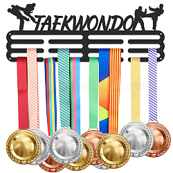 Superdant taekwondo medaglia gancio display supporto sport gancio in ferro telaio per rack per oltre 60+ gara medaglia in metallo appendiabiti da parete per competizione di taekwondo