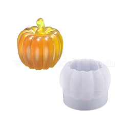 Pumpkin Display Silicone Molds, for UV Resin, Epoxy Resin Craft Making, White, 68x51mm, Inner Diameter: 45mm