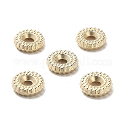 Ccb Kunststoff-Perlen, Flachrund, golden, 7.8x2 mm, Bohrung: 2 mm