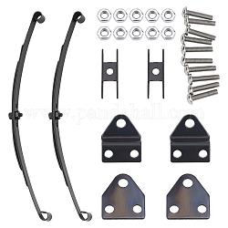 Alloy Suspension Frame, Remote Control Car Accessories, Black, 130x6x8mm, Hole: 3mm