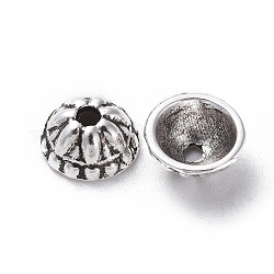 Tibetanische Legierung, cadmiumfrei und bleifrei, Antik Silber Farbe, 8x4 mm, Bohrung: 1.5 mm
