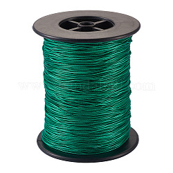 Эластичный шнур круглого, с резиной внутри, зелёные, 1 мм, около 100 м / рулон