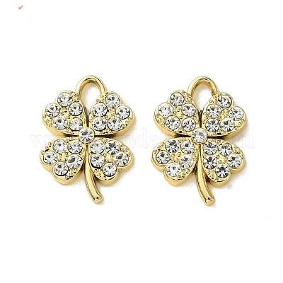 Pendentifs en strass en alliage de placage uv&nbsp;FIND-B039-02G-02-1