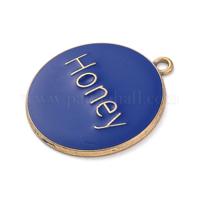 Pendentifs d'émail en alliage&nbsp;ENAM-M009-02D-04G-1