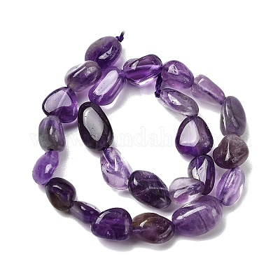 Natürlichen Amethyst Perlen Stränge&nbsp;G-P601-A04-02-1