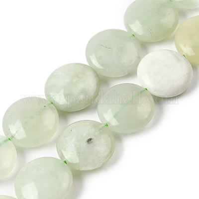 Perles En Jade Naturel Xiuyan Raisin - Rondes 6mm Percées - Lot Neuf Fait Main