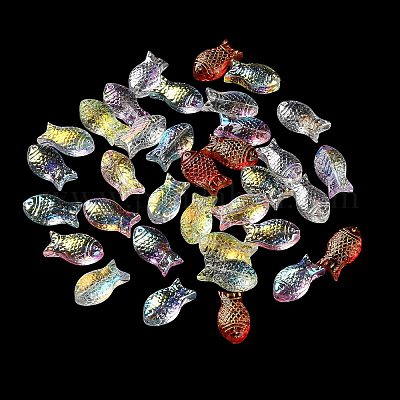 Perles en verre electroplate&nbsp;GLAA-K073-01-1