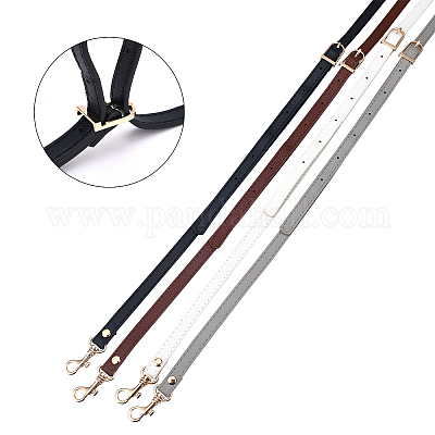  VanEnjoy Pair Full Grain Leather Replacement Strap For Handbags Purse  Bags-26“Long,0.71 Wide (Black) (Beige) : Arts, Crafts & Sewing