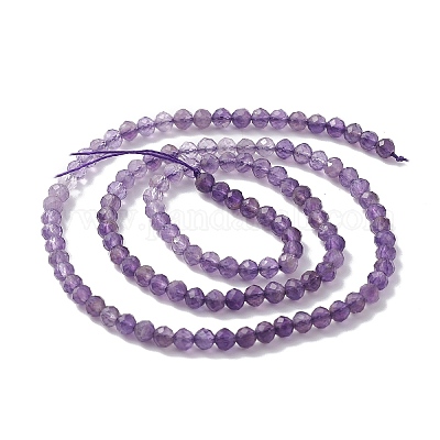 Natürlichen Amethyst Perlen Stränge&nbsp;X-G-B037-02A-1