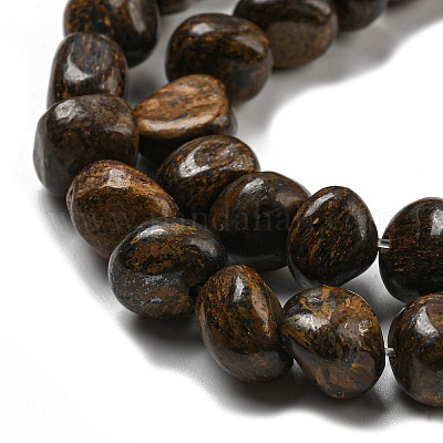 Natur Bronzit Perlen Stränge&nbsp;G-D081-A11-01-1