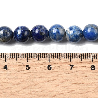 Natürlicher Lapislazuli Perlenstränge&nbsp;G-G344-A09-8mm-1