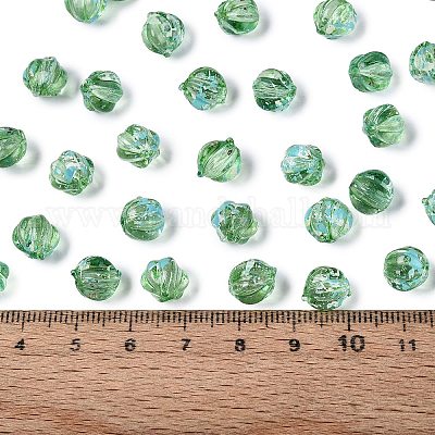 Transparente Picasso-Glasperlen&nbsp;SEED-Q039-04F-1