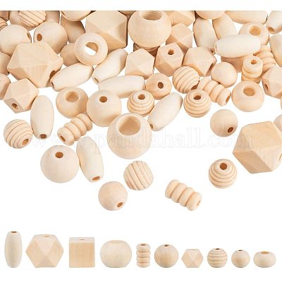 Wholesale Unfinished Natural Wood Beads 