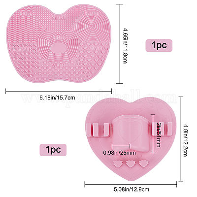 Organizer per pennelli per trucco in silicone gorgecraft e tappetino per  pennelli per la pulizia del trucco in silicone all'ingrosso 