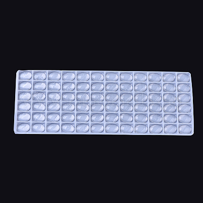 Transparente Glas Cabochons&nbsp;GGLA-R022-18x25-B-1