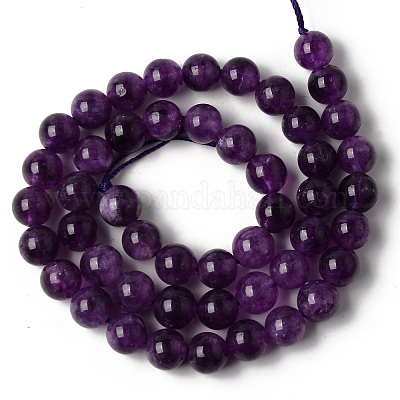 Chapelets de perles de quartz naturel&nbsp;X-G-R479-8mm-07-1