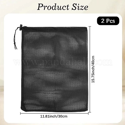 2 sac filtrant à cordon en polyester&nbsp;DIY-WH20002-629B-1