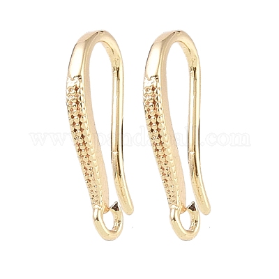 Ganci di orecchini in ottone&nbsp;KK-U008-05G-1