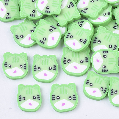 Handgemachter Ton-Cabochon&nbsp;CLAY-R087-04-1