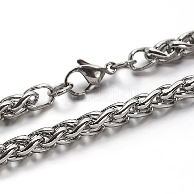 Wholesale 304 Stainless Steel Wheat Chains Bracelets - Pandahall.com