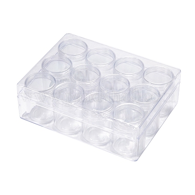 Conteneurs de stockage de perles en plastique&nbsp;LS-C002Y-1