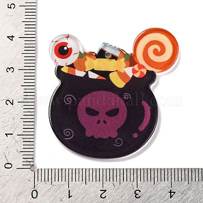 Pendenti acrilici a tema halloween&nbsp;OACR-I010-01C-1