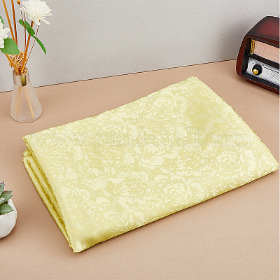 Polyestergewebe mit Blumenmuster&nbsp;DIY-WH0021-39A-1