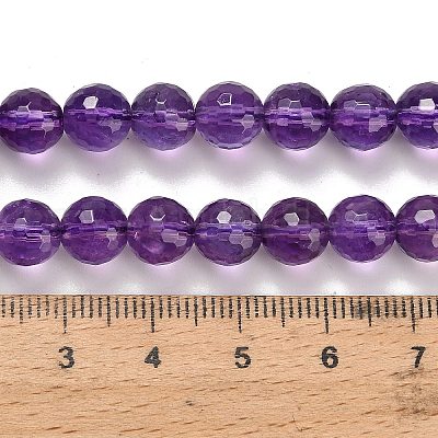 Natürlichen Amethyst Perlen Stränge&nbsp;G-H329-D01-8mm-B-1