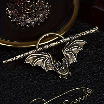 Gothic Fledermaus Haar Manschettennadel&nbsp;PW-WG611D2-02-1