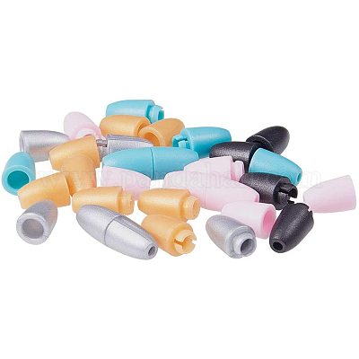 Wholesale PandaHall Elite 60 Sets 5 Color Plastic Breakaway Clasps