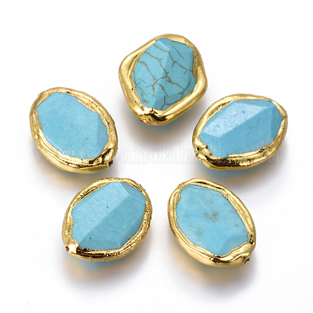 Synthetic Turquoise Beads G-F633-01G-1