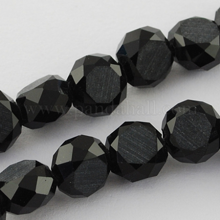 Chapelets de perles en verre mate FGLA-R038-10mm-04-1