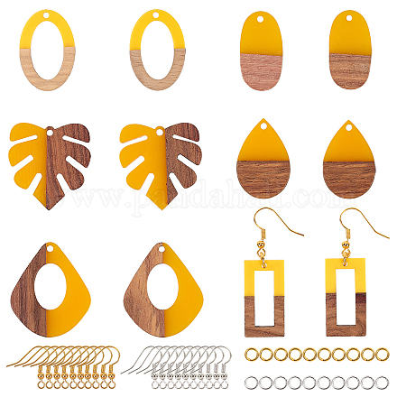 Kits de fabricación de pendientes colgantes diy de olycraft DIY-OC0005-34-1