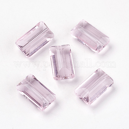 Abalorios de cristal austriaco de imitación SWAR-F081-10x16mm-03-1