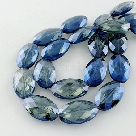 Faceted Glass Beads Strands X-GC895Y-6-1