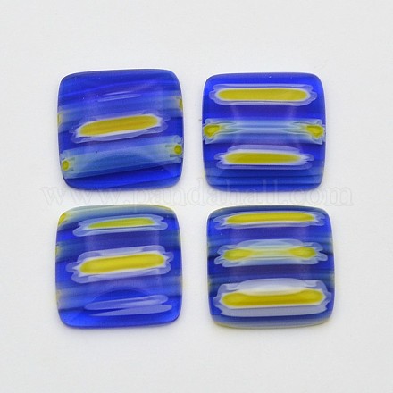 Cabochons de cristal millefiori hecho a mano LK-F003-03-1