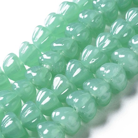 Chapelets de perles vernissées manuelles LAMP-T017-06A-1