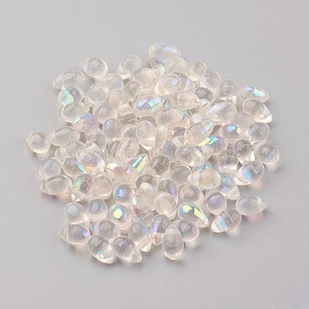 Abalorios de resina transparentes GLAA-E026-71-1