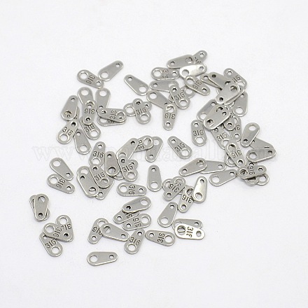 316 Stainless Steel Chain Tabs STAS-H018-1
