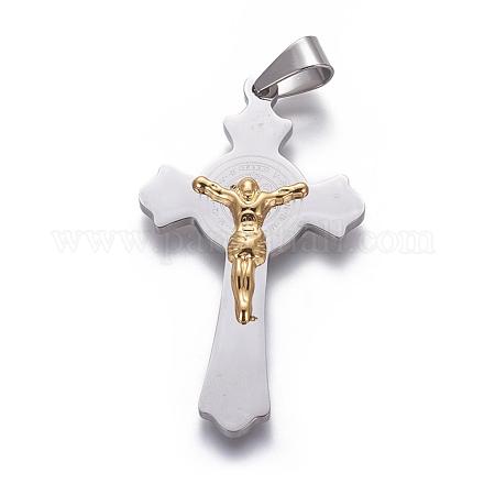 Pendentif de crucifix en 304 acier inoxydable STAS-L156-08M-1