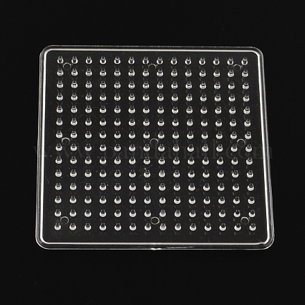 Plaques en plastique carrés de abc utilisés pour les perles à repasser 5x5mm diy DIY-Q009-10-1